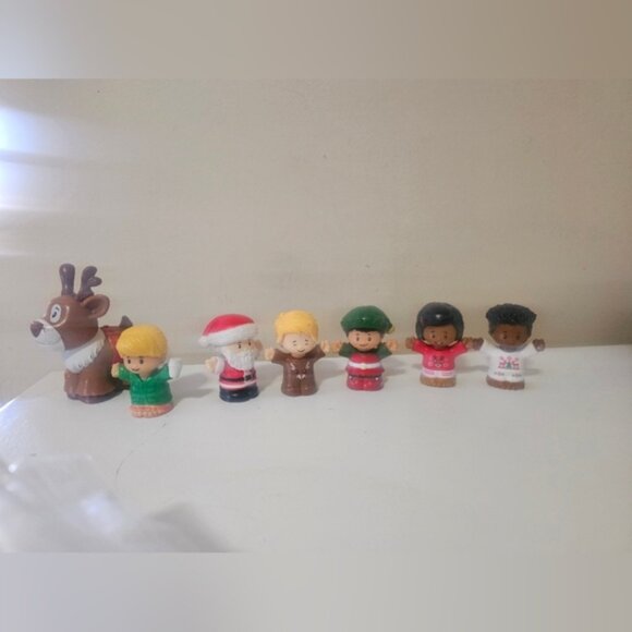 Fisher Price Little People Advent Calander Figures Set Of 7 - Picture 1 of 9